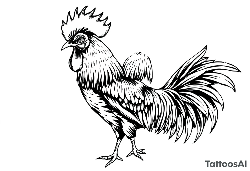 A big cock tattoo idea