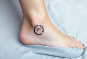 wedding rings tattoo with love tattoo idea
