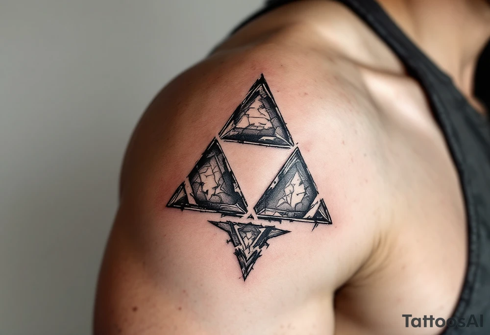 the legend of zelda tri-force symbol tattoo idea