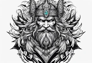 Warrior 
Art tattoo idea