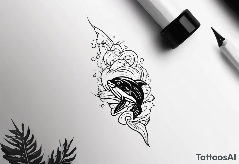 Small sea tattoo tattoo idea