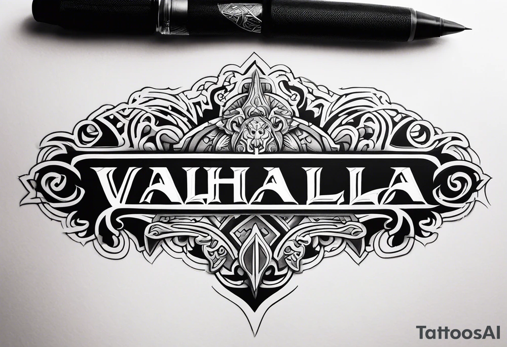 Valhalla tattoo idea