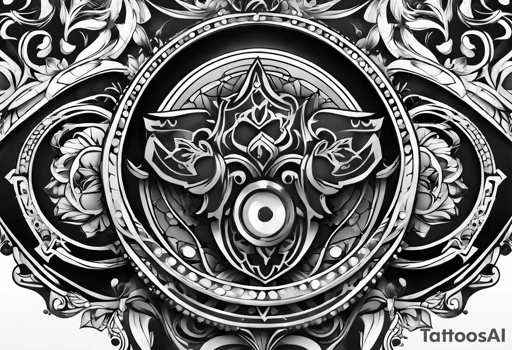Art from dishonored game 
bracelet tattoo idea