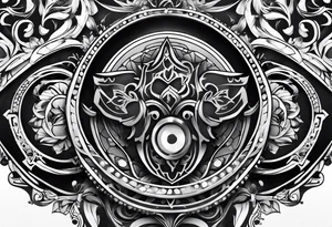 Art from dishonored game 
bracelet tattoo idea