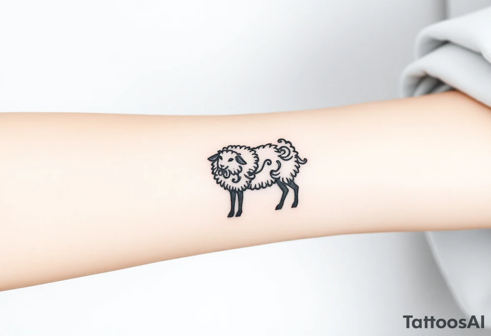 Black sheep tattoo idea