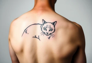 Black Cat tattoo idea