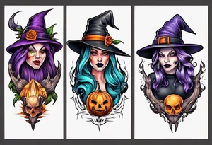 witch craft tattoo idea