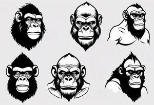 Great Ape tattoo idea