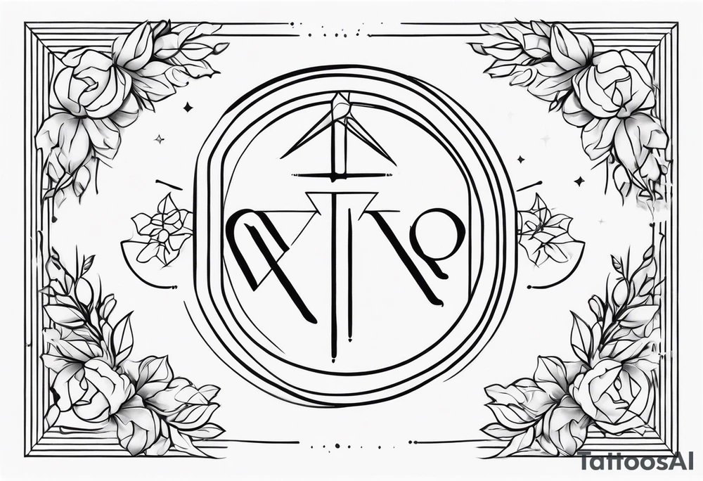 Gemini virgo symbols together tattoo idea