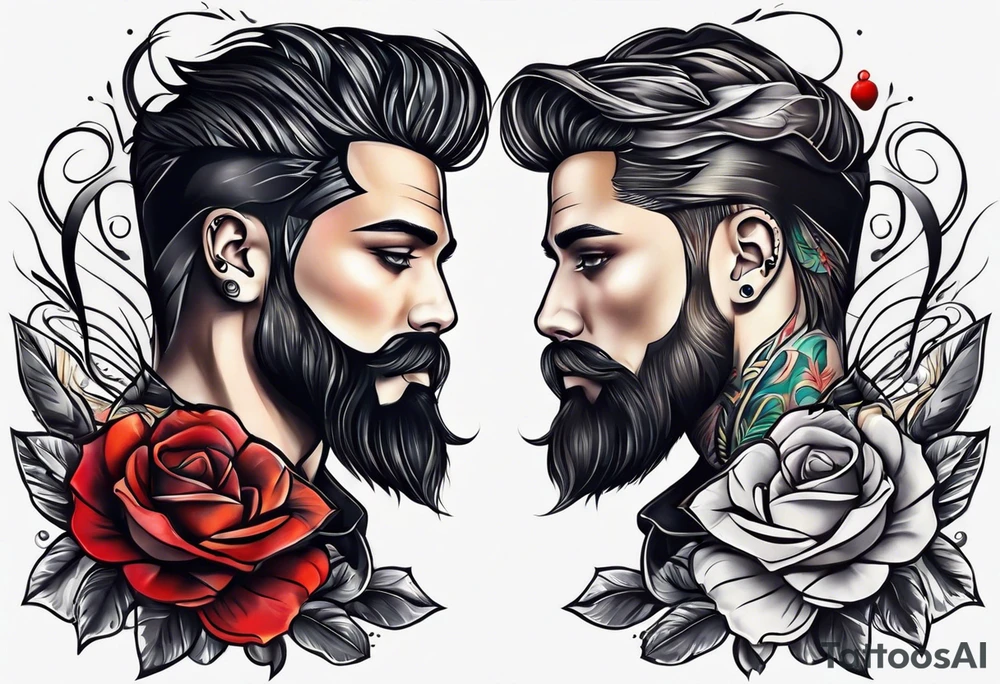 Couple tattoo tattoo idea