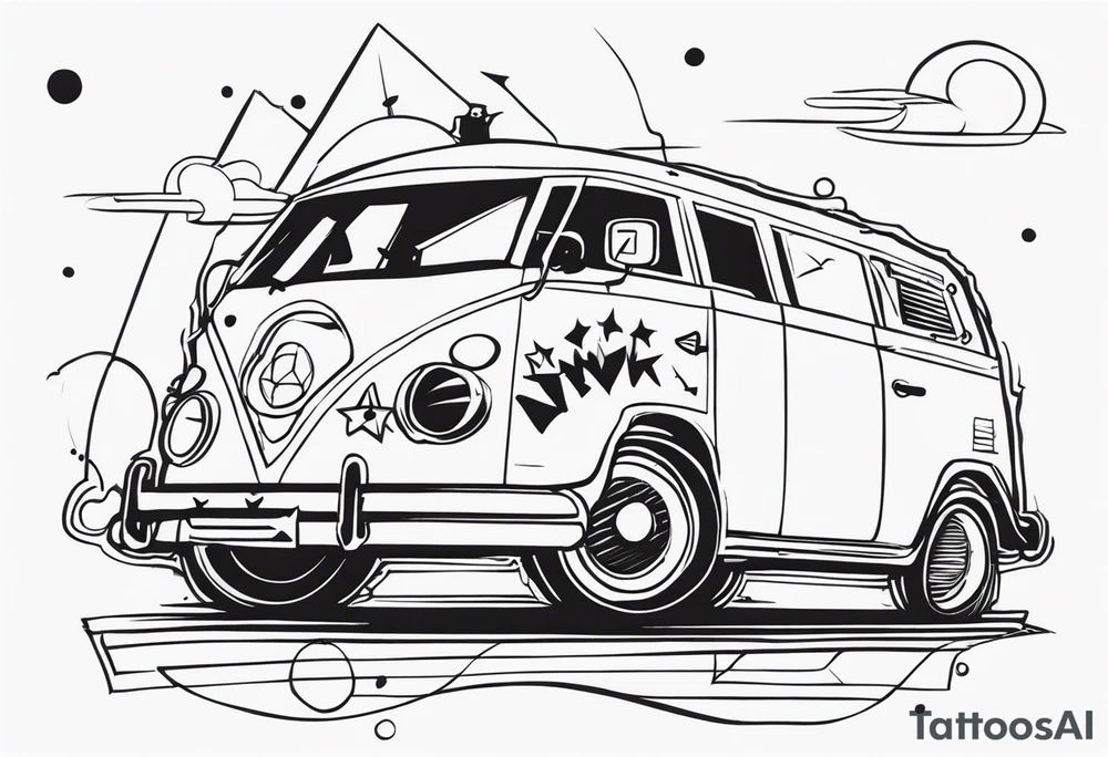 Punk rock inspired tattoo idea