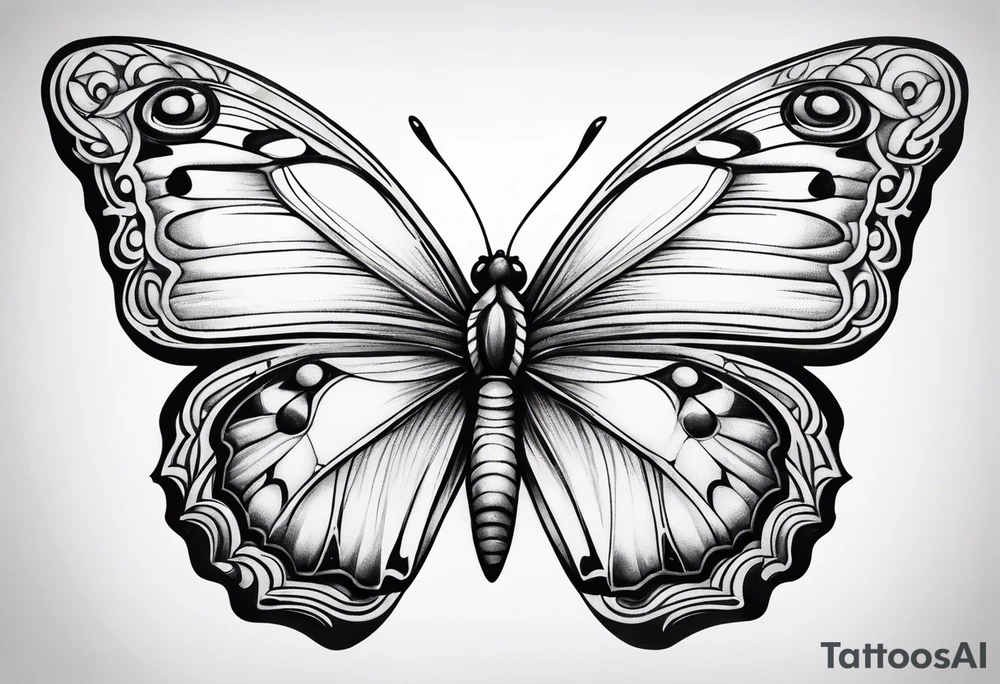 butterfly tattoo idea