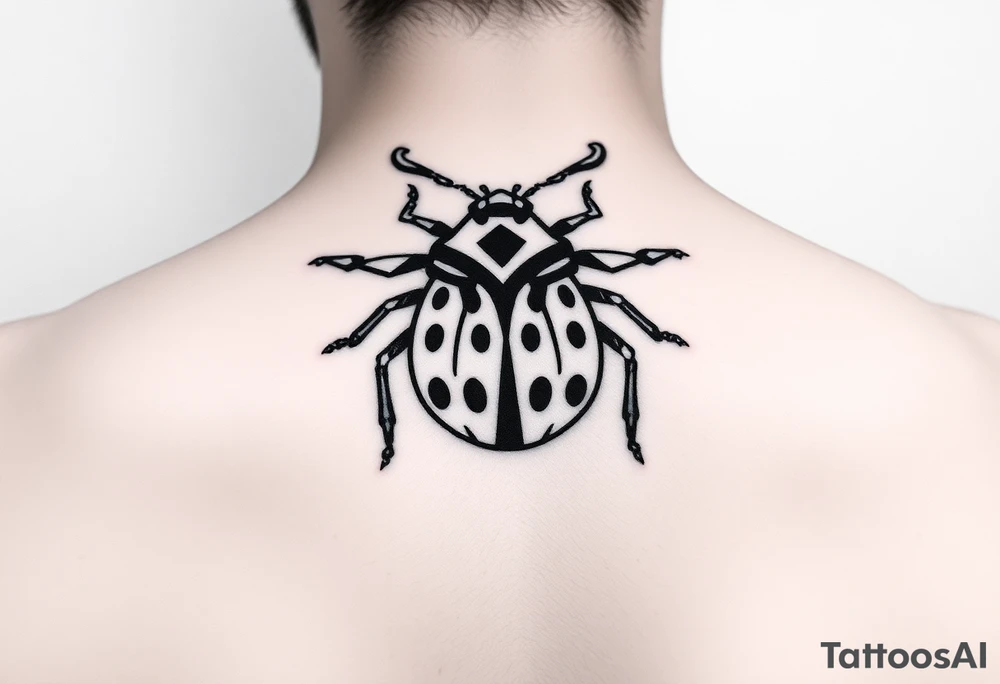 Gangster ladybug tattoo idea