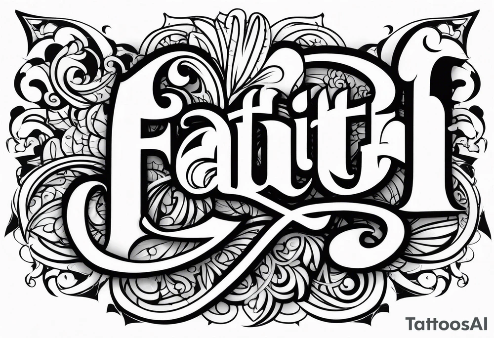 Faith tattoo idea
