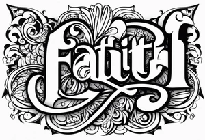 Faith tattoo idea