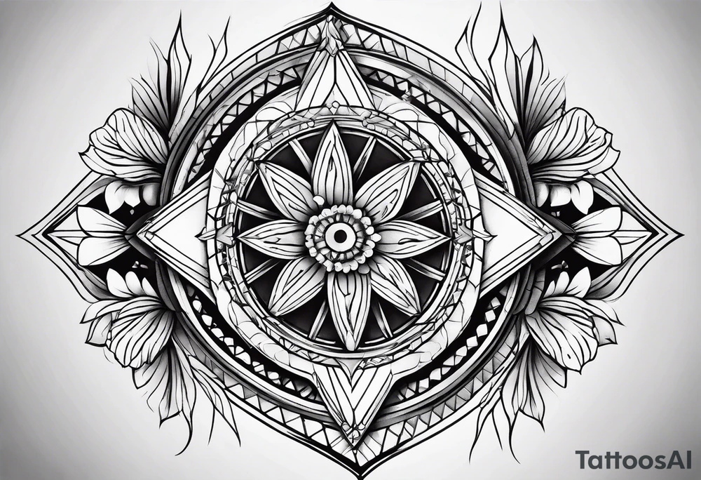 Geometric tattoo design tattoo idea