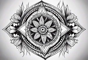 Geometric tattoo design tattoo idea