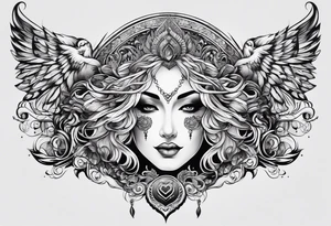 Full back tattoo covering the whole back tattoo idea