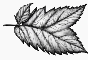 Elm Leaf tattoo idea