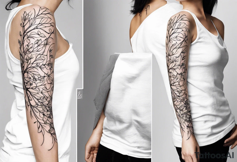 Sleeve tattoo. Vines wrapping around the arm. tattoo idea Sleeve tattoo. Vines wrapping around the arm. tattoo idea