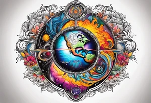Atlas tattoo idea