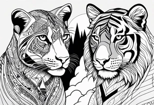 Thomas, capricorn, 32 years old, twin brother, love lions, bengal cats and ocelots, love sports and mountains tattoo idea