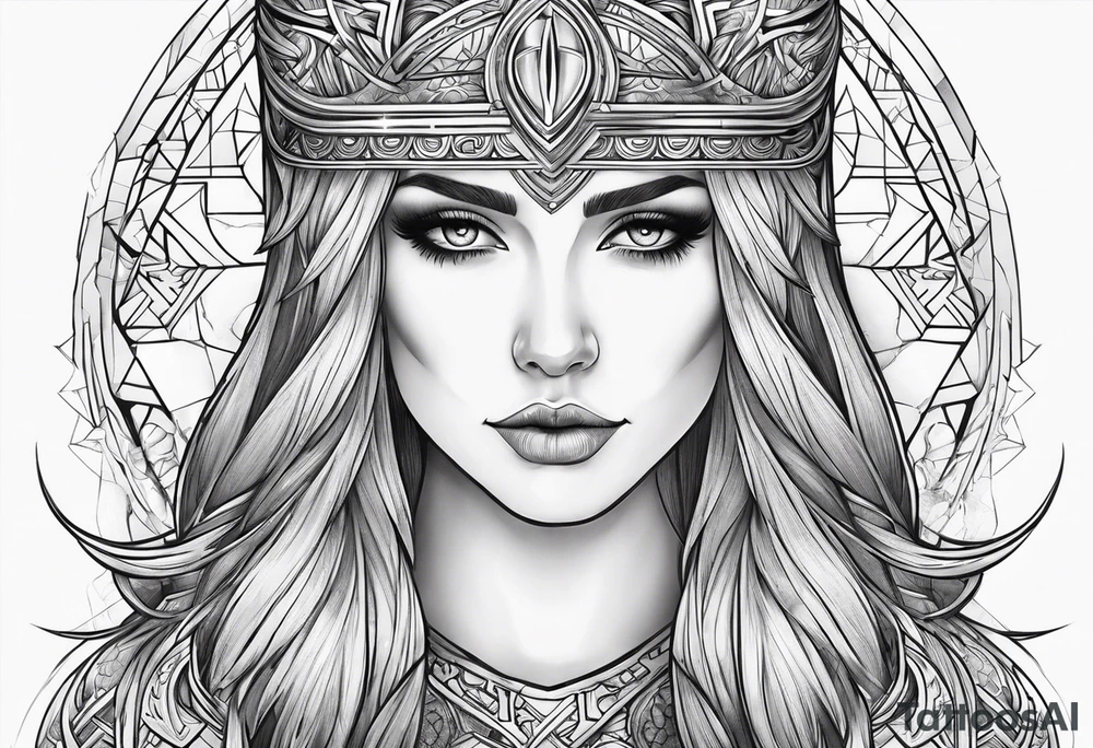 Norse mythology father daughter tattoo idea