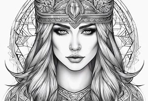 Norse mythology father daughter tattoo idea