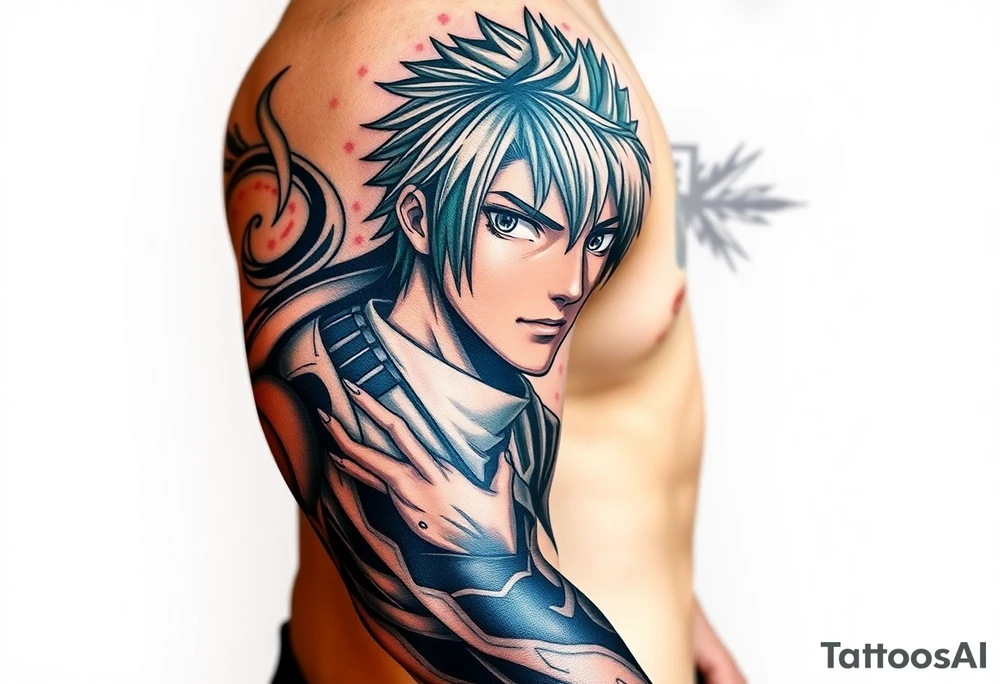 Anime characters himiko toga ken kaneki vegita aura tattoo idea