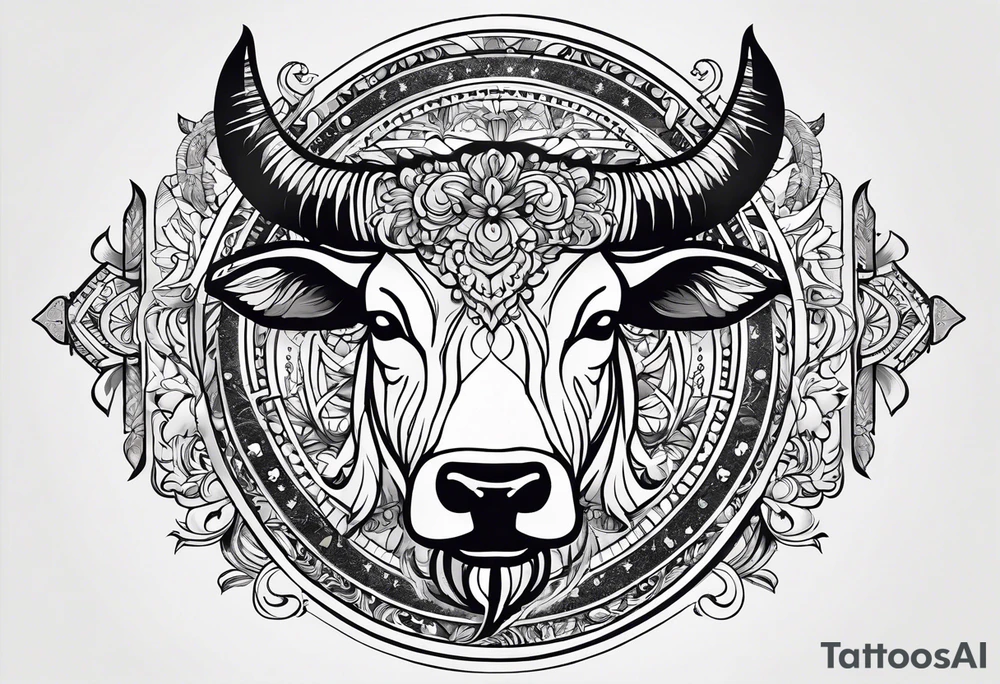 Half Taurus symbol Half Gemini symbol, split down the middle by an arrow. Astrology tattoo idea Half Taurus symbol Half Gemini symbol, split down the middle by an arrow. Astrology tattoo idea