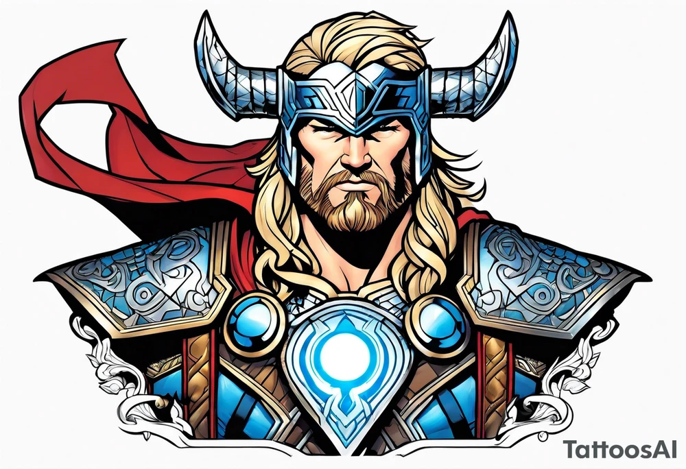 The Mighty Thor from current Marvel comics tattoo idea