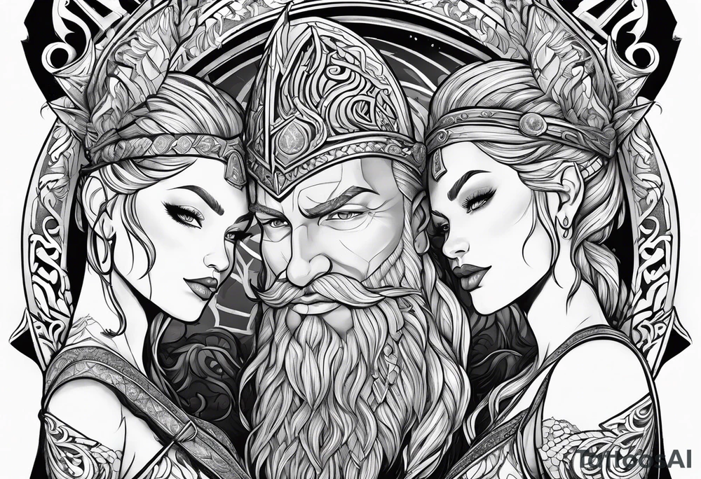 Kendra and Bubba, Viking Norse mythology, love tattoo idea