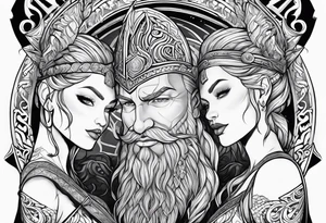 Kendra and Bubba, Viking Norse mythology, love tattoo idea