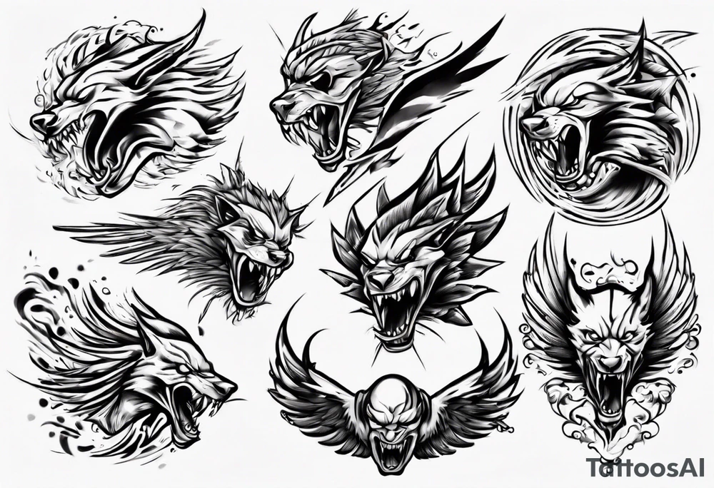 Running fast tattoo idea