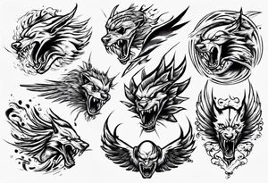 Running fast tattoo idea