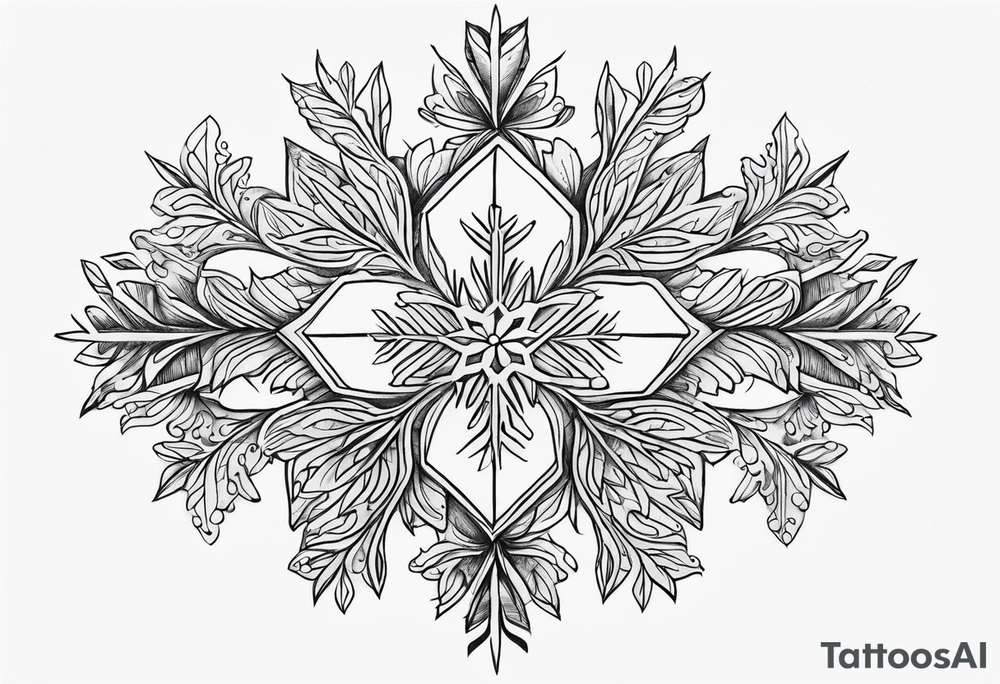 Snowflakes, small tattoo idea