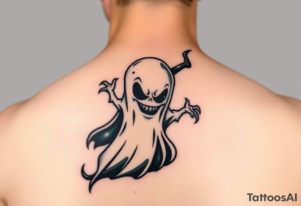 Demonic ghost tattoo idea