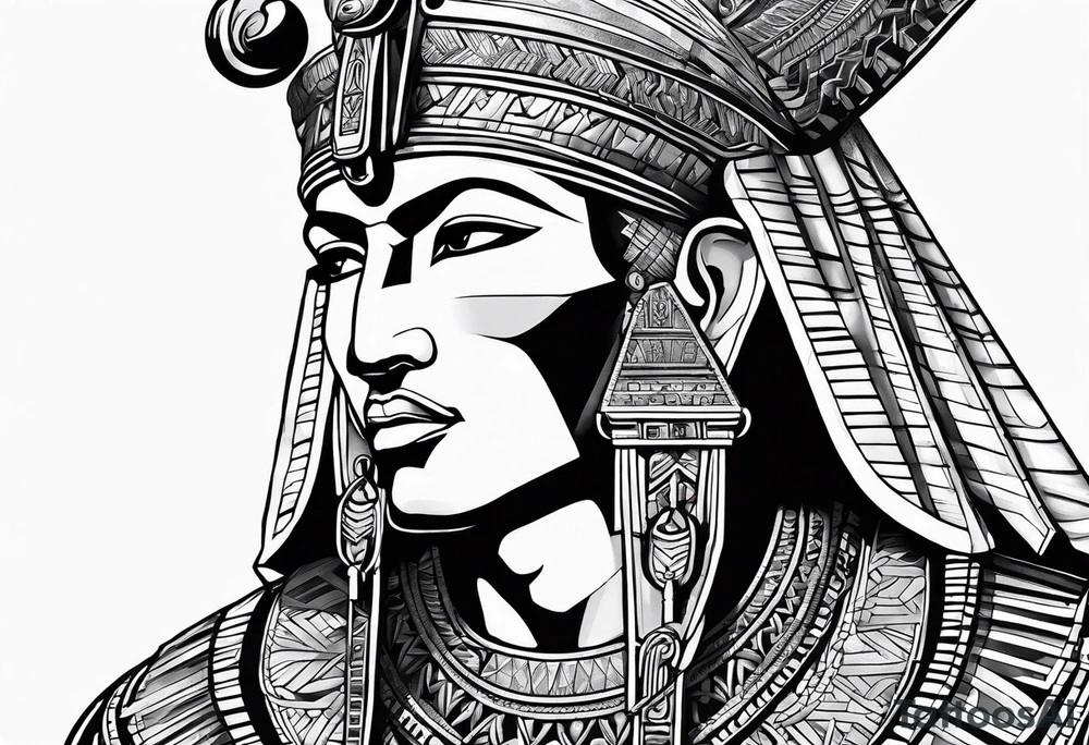 Rá, the god of Egypt tattoo idea