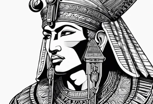 Rá, the god of Egypt tattoo idea