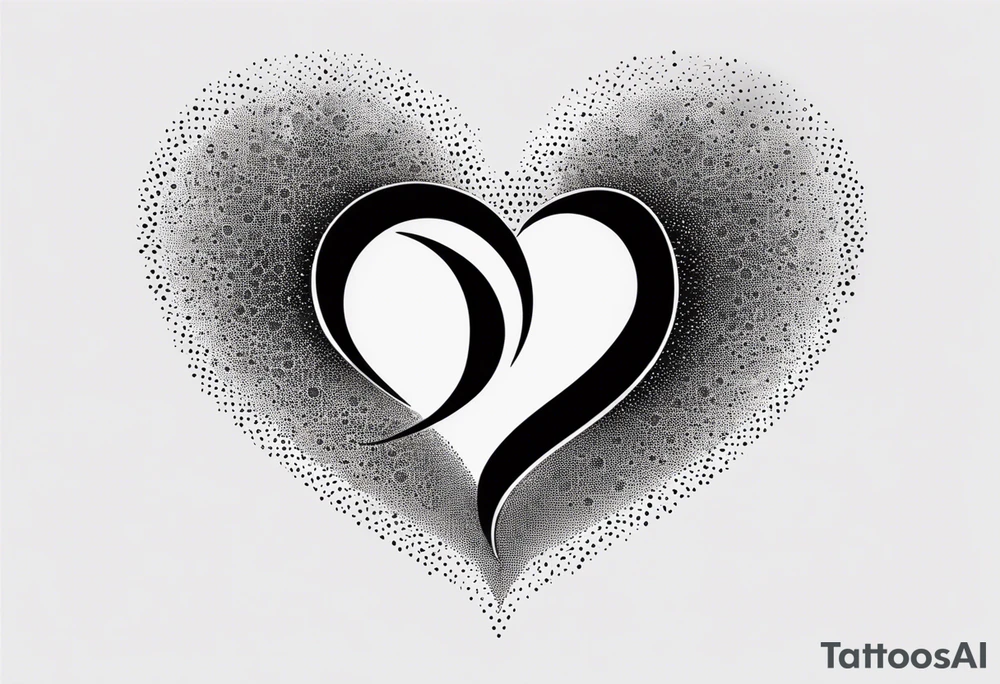 Coeur brisé àdans le symbole de l'infini tattoo idea