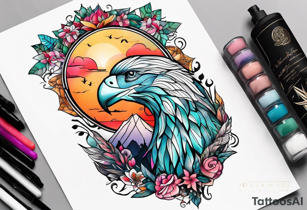 Adventure, travel, wanderlust, feminine tattoo idea