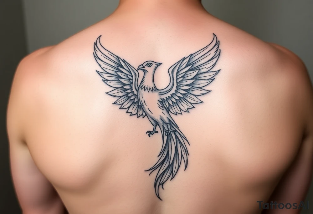 Phoenix that is small tattoo idea