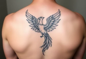 Phoenix that is small tattoo idea