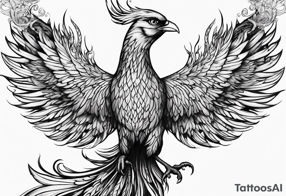 Phoenix tattoo idea