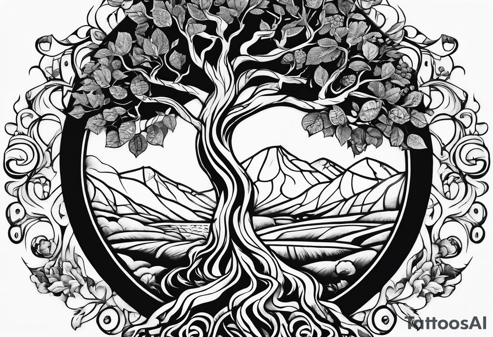 yggdrasil tattoo idea