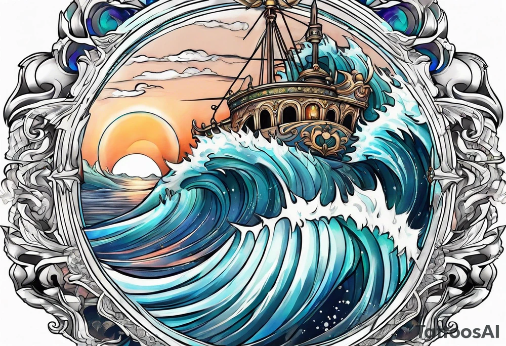 Neptune tattoo idea