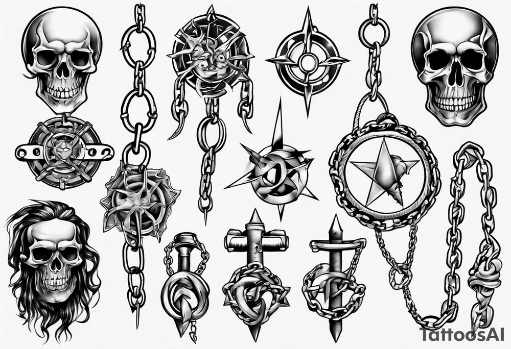 Chains tattoo idea