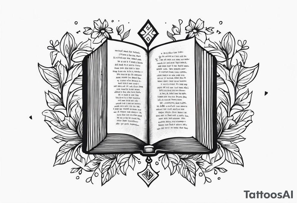 Sleeve with bible verses tattoo idea