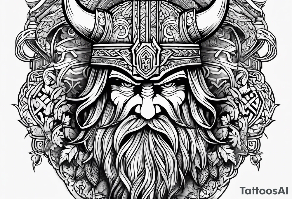 Viking tattoo idea
