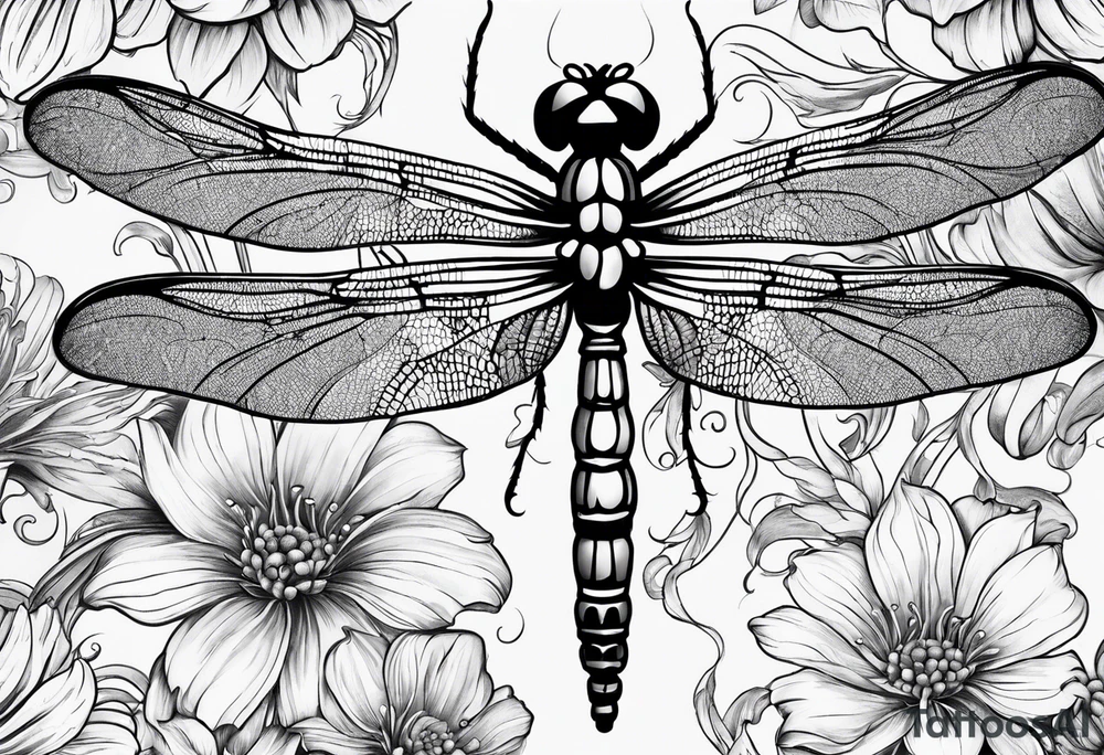medusa dragonfly book tattoo idea